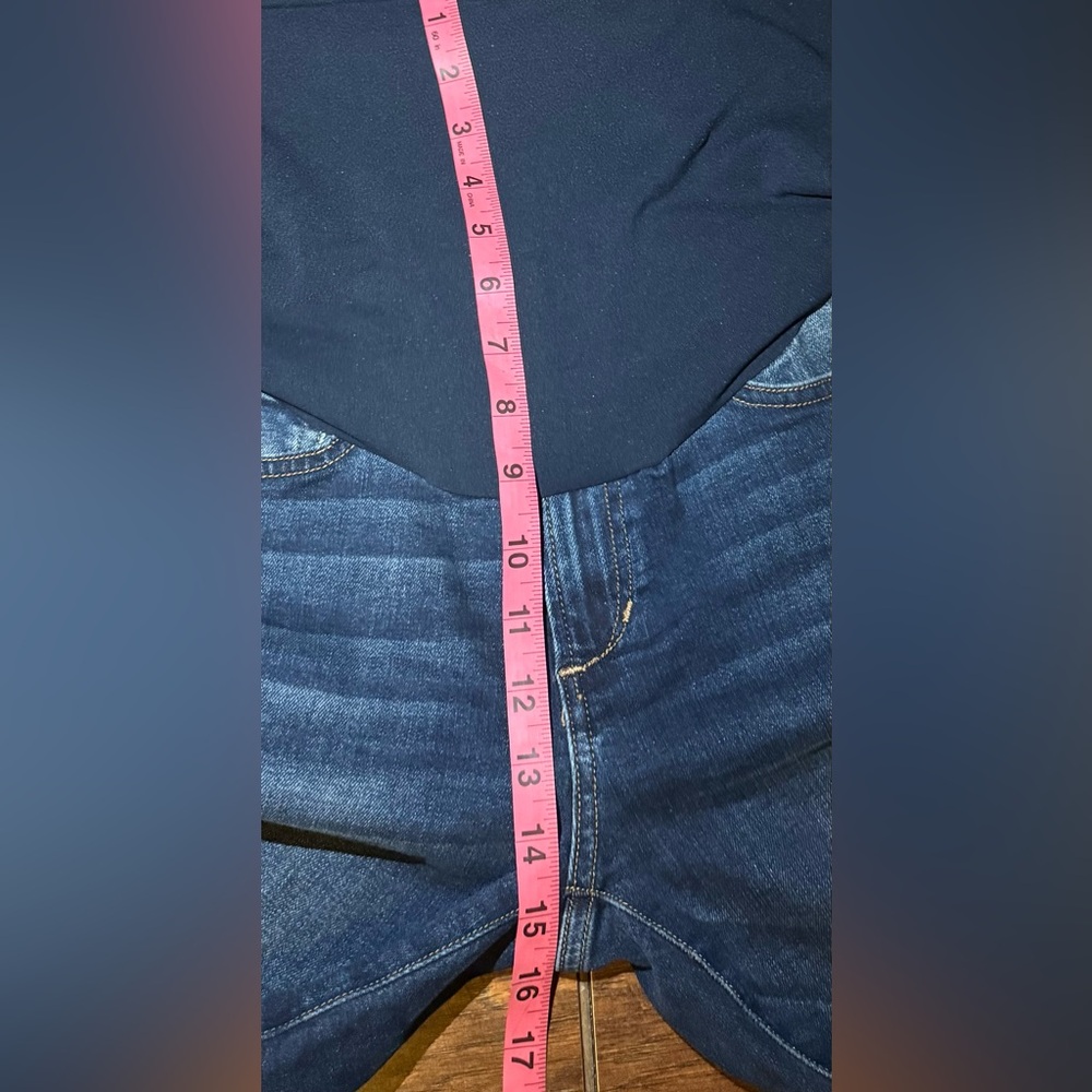 Joe's Jeans Dark Blue Maternity Women’s skinny Jeans with Overband Sz 29 NWOT - Picture 12 of 12